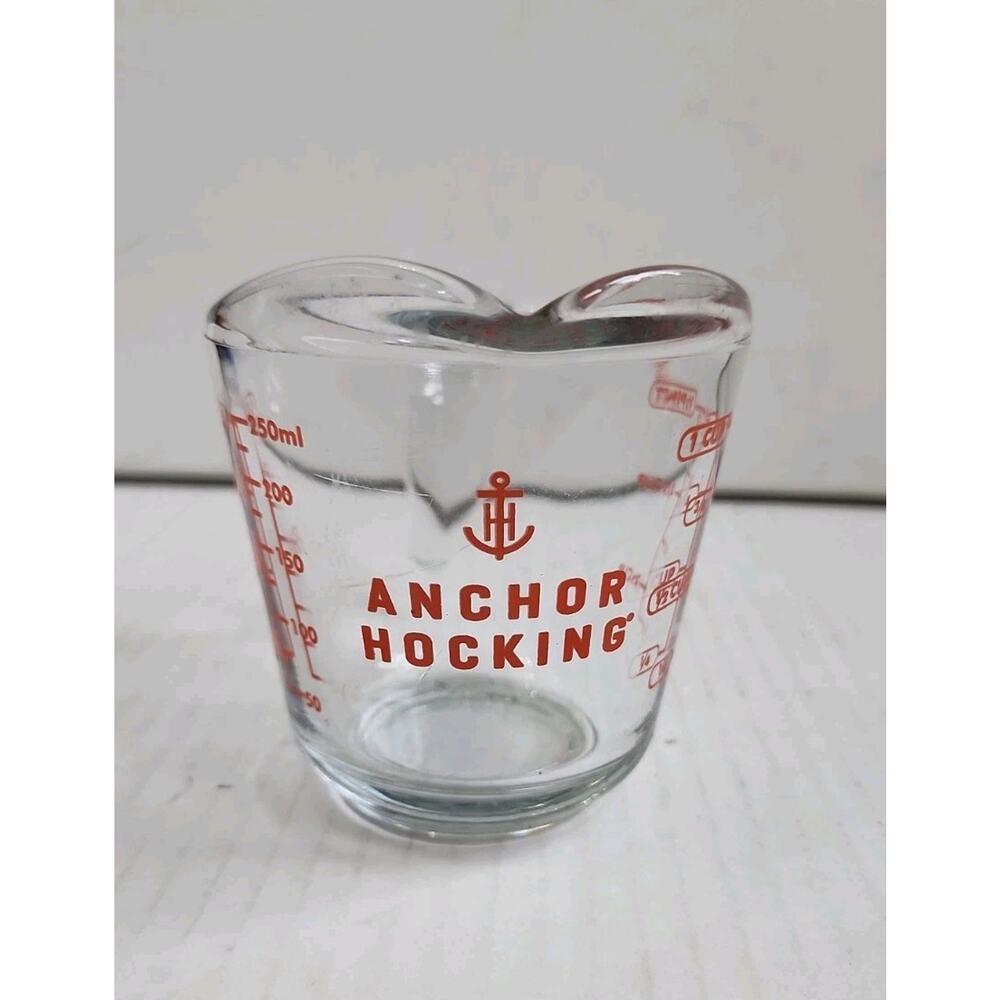 Anchor Hocking Glass Measuring Cup Vintage 1990s Very Good Condition